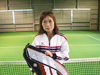 テニスの日スクール生大会 個人優勝・根来　厚子さん