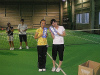 テニスの日スクール生大会 ボレーボレー大会優勝 北條さん・小山さんペア